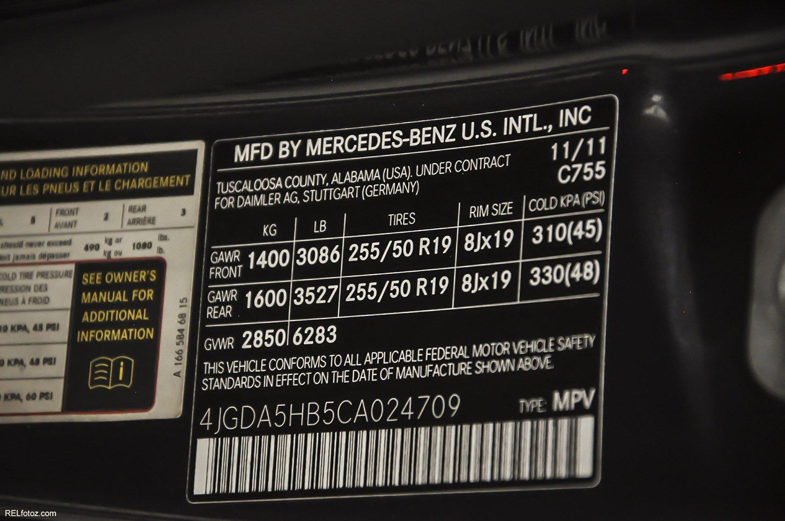 Used 2012 Mercedes-Benz M-Class ML 350 for sale Sold at Gravity Autos Marietta in Marietta GA 30060 19