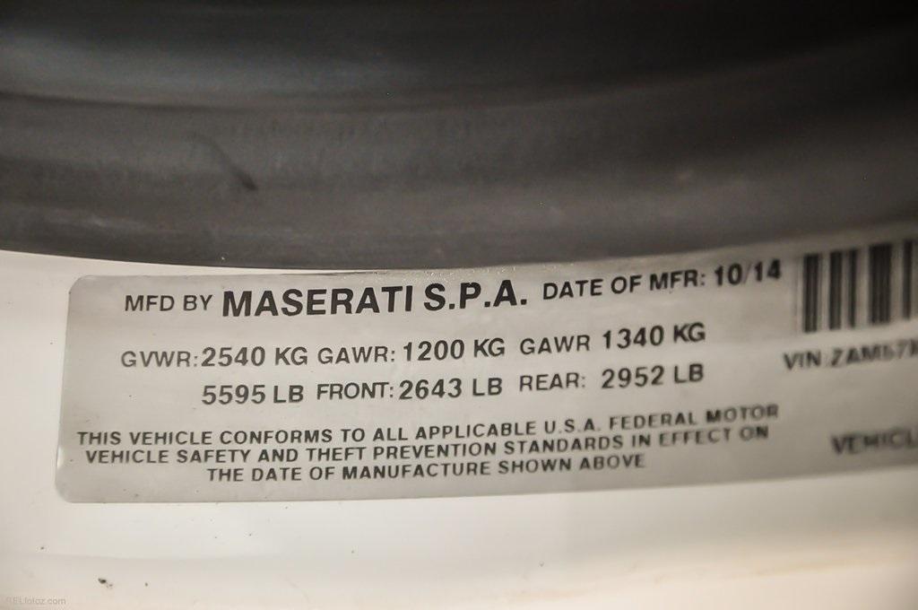 Used 2015 Maserati Ghibli Base for sale Sold at Gravity Autos Marietta in Marietta GA 30060 27