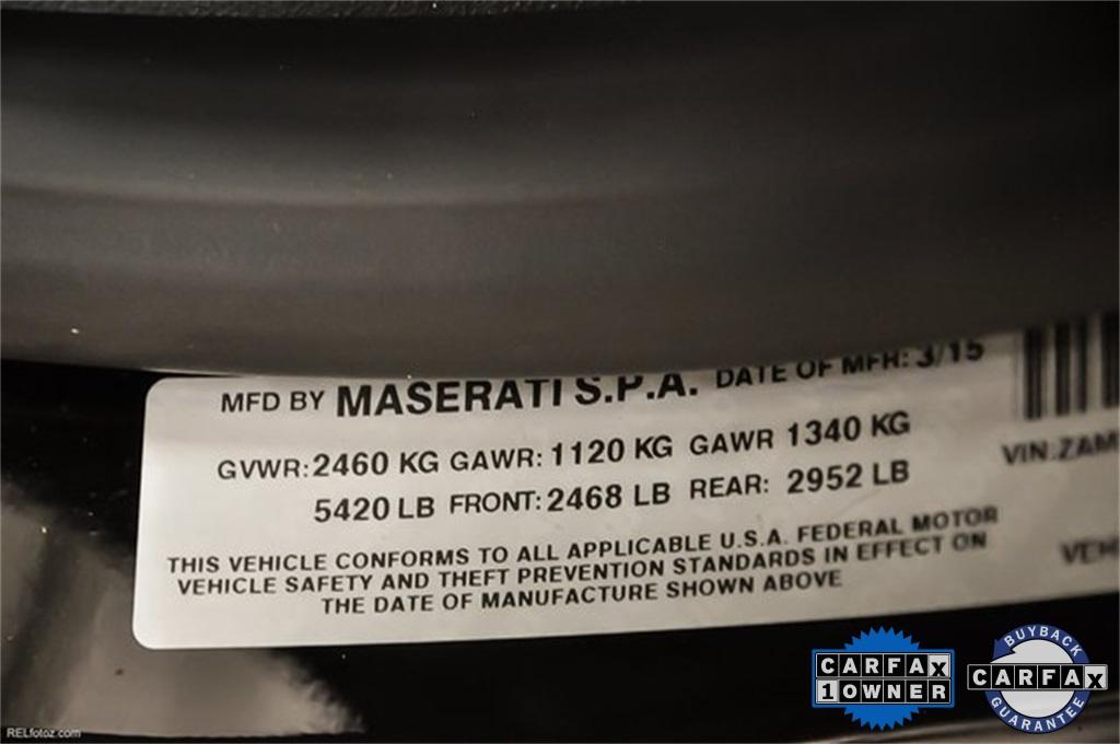 Used 2015 Maserati Ghibli Base for sale Sold at Gravity Autos Marietta in Marietta GA 30060 24