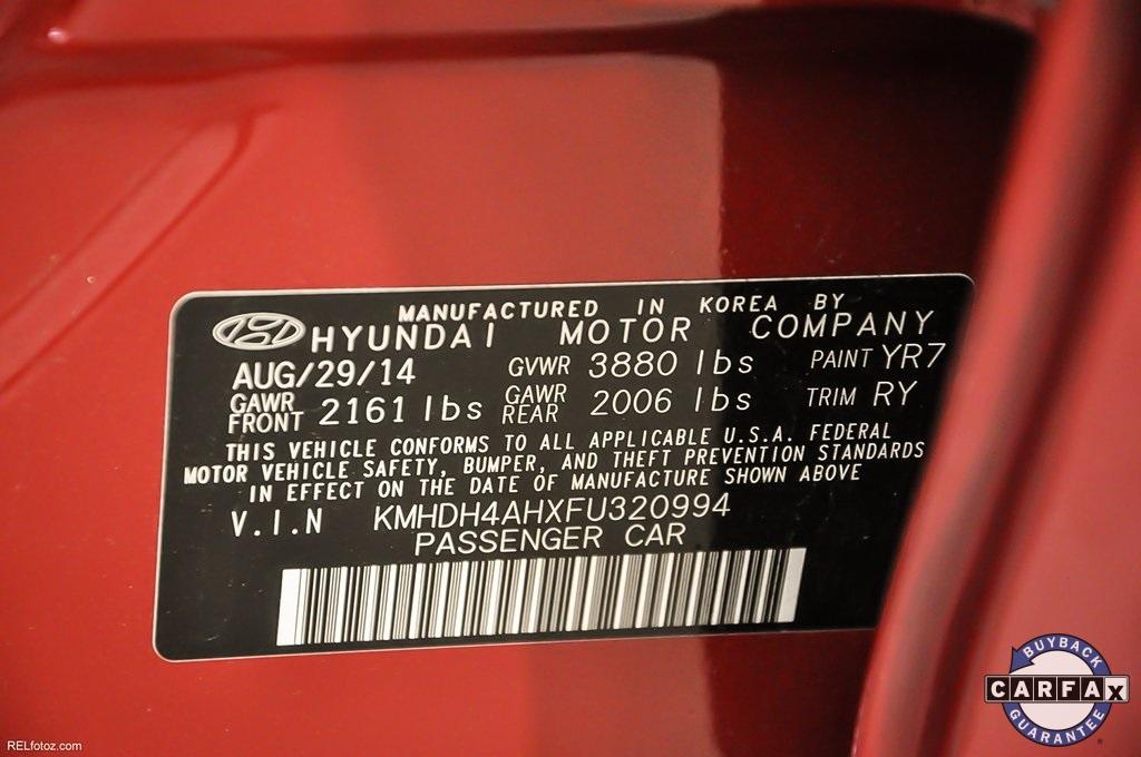 Used 2015 Hyundai Elantra Sport for sale Sold at Gravity Autos Marietta in Marietta GA 30060 25