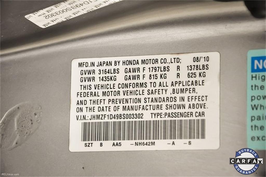 Used 2011 Honda CR-Z Base for sale Sold at Gravity Autos Marietta in Marietta GA 30060 21