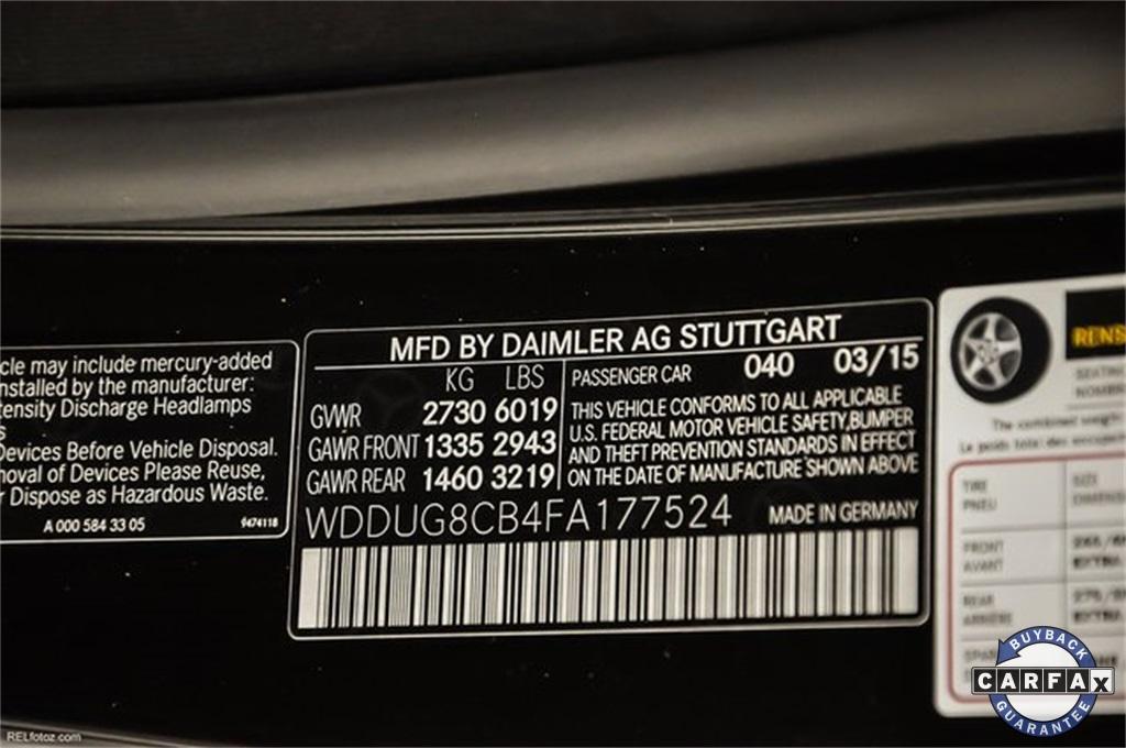 Used 2015 Mercedes-Benz S-Class S 550 for sale Sold at Gravity Autos Marietta in Marietta GA 30060 23