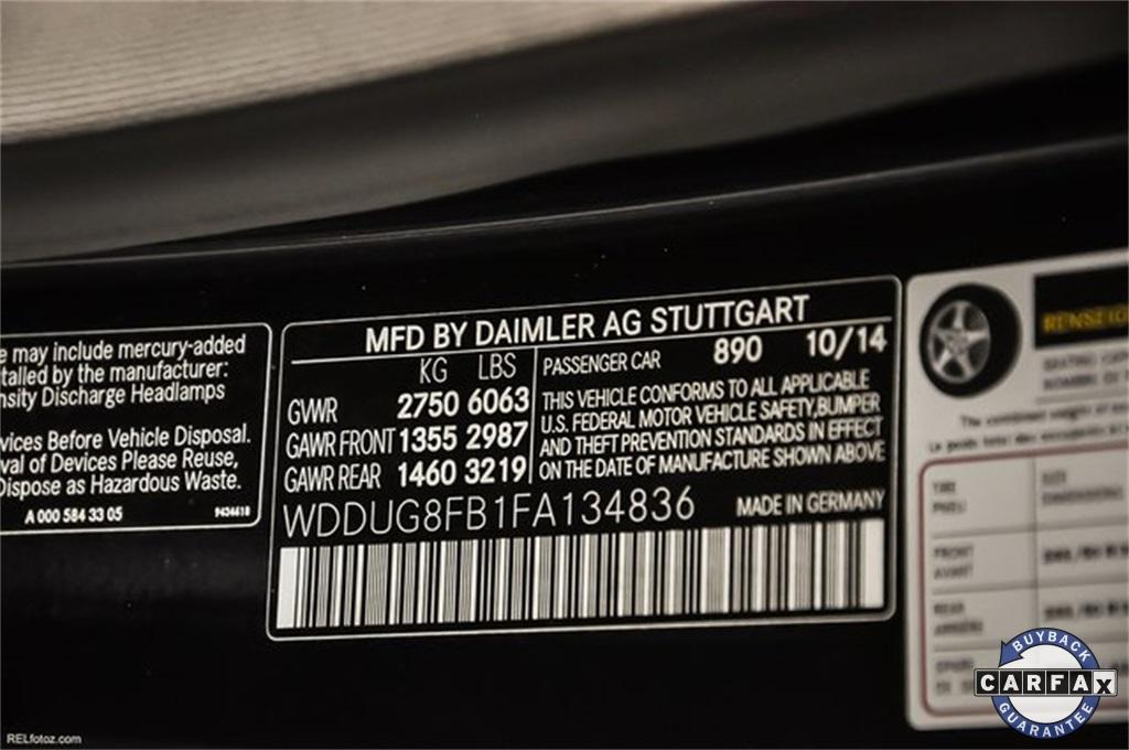 Used 2015 Mercedes-Benz S-Class S 550 for sale Sold at Gravity Autos Marietta in Marietta GA 30060 24