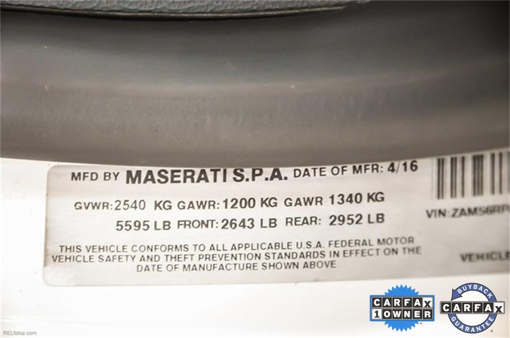 Used 2016 Maserati Quattroporte S for sale Sold at Gravity Autos Marietta in Marietta GA 30060 26