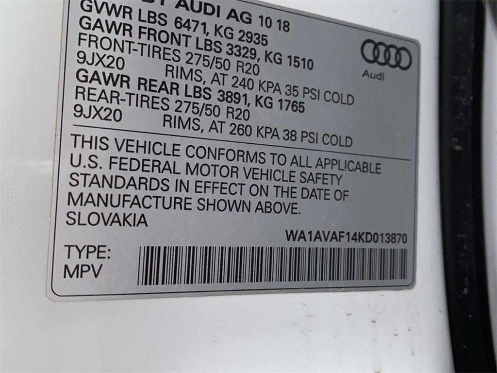 Used 2019 Audi Q8 3.0T Prestige for sale Sold at Gravity Autos Marietta in Marietta GA 30060 54