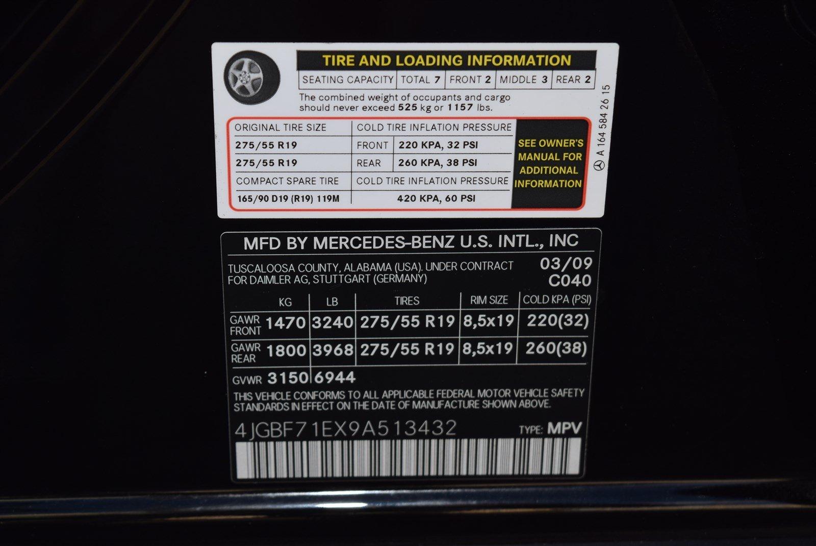Used 2009 Mercedes-Benz GL-Class 4.6L for sale Sold at Gravity Autos Marietta in Marietta GA 30060 68