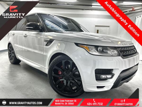 Used 2016 Land Rover Range Rover Sport 5.0L V8 Supercharged Autobiography for sale $52,999 at Gravity Autos Marietta in Marietta GA